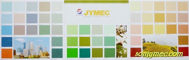 bảng màu sơn JYMEC
