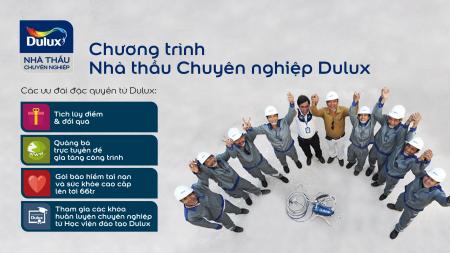 Bạn muốn trở thành Nhà Thầu Chuyên Nghiệp Dulux?  