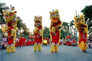           Thành phố Hồ Chí Minh tổ rồng, cuộc thi múa lân trong ngày cuối tuần      