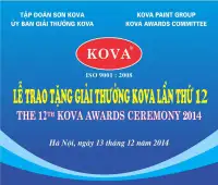                                          Danh sách đạt Giải thưởng KOVA 2014                                    