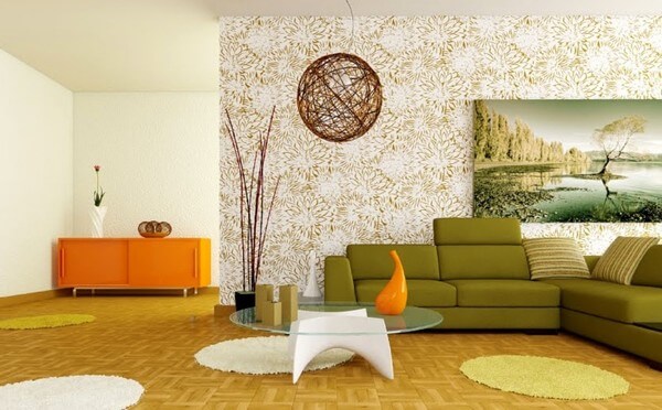 Thiết kế căn hộ phong cách tối giản cho phòng khách, tạo không gian rộng rãi hơn trong căn hộ chung cư diện tích nhỏ. 