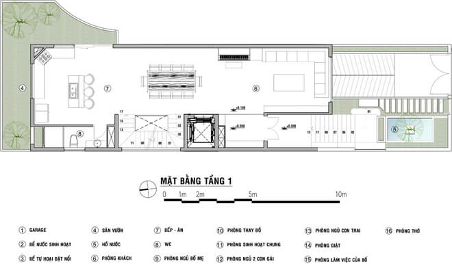 Mặt bằng thiết kế nhà 3 tầng