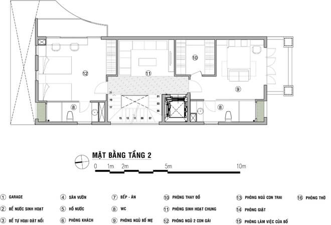 Mặt bằng thiết kế nhà 3 tầng