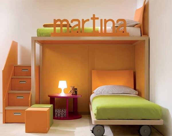 Bạn đang phân vân thiết kế nội thất nhà đẹp với giường cho con của bạn? Chiếc giường tầng và giường có thể xoay dịch sẽ là giải pháp tối ưu.