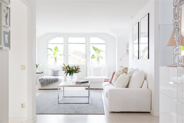 Thiết kế nội thất nhà chung cư, giúp căn nhà luôn tràn ngập ánh sáng tự nhiên.