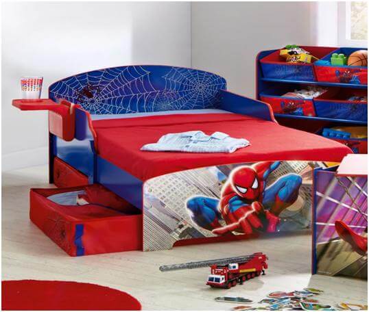 phòng ngủ đẹp cho bé trai các tính mạnh thích làm siêu nhân