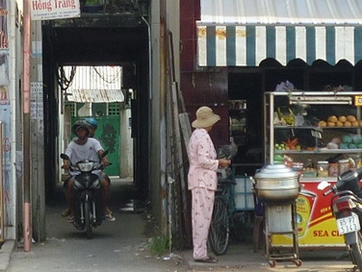 Hẻm vào trường tiểu học Cái Khế 2