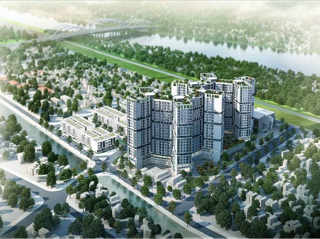 Hà Nội duyệt quy hoạch 1/500 Tổ hợp công trình công cộng, trường học và nhà ở Đức Giang