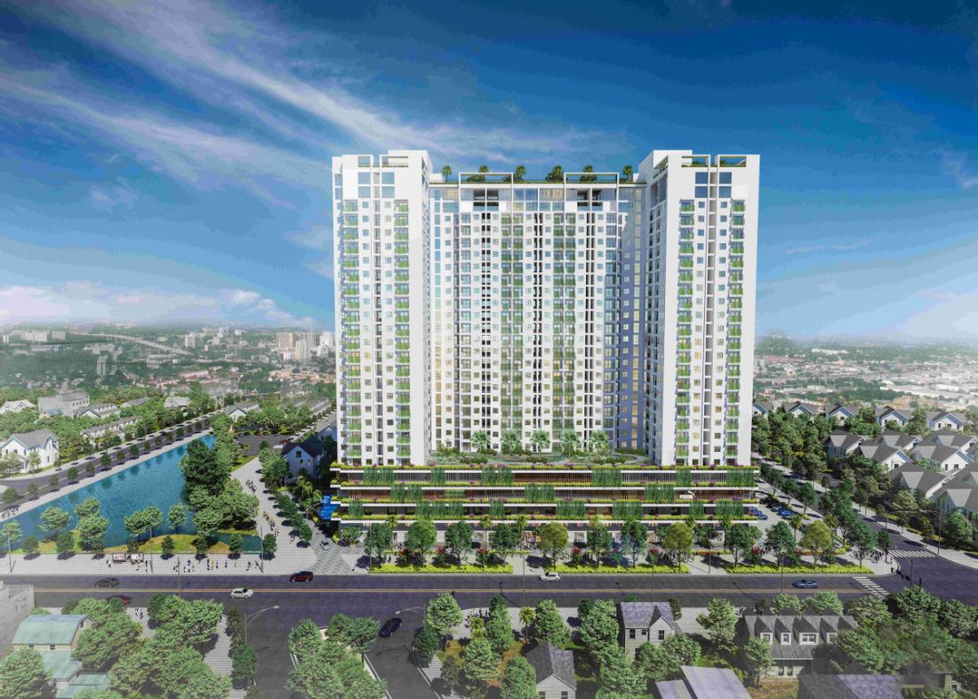 Cất nóc dự án Ecolife Riverside Quy Nhơn