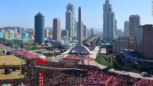 Toàn cảnh con phố hiện đại bậc nhất ở Triều Tiên với loạt cao ốc chọc trời - 5