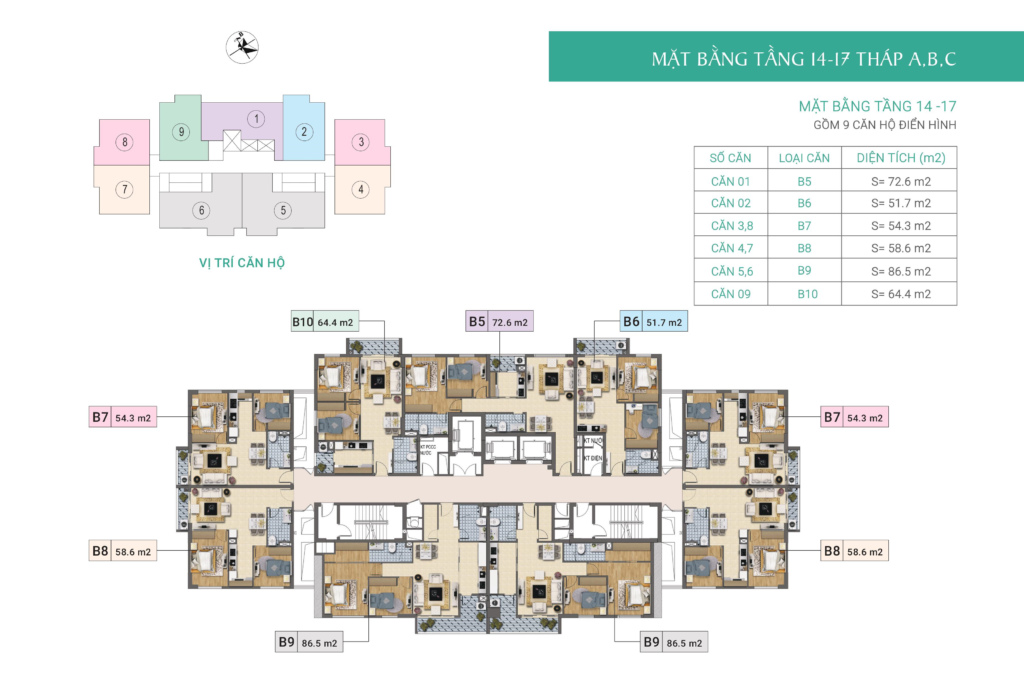 mat-bang-chung-cu-xuan-phuong-residence-tang-14-17-thap-a-b-c