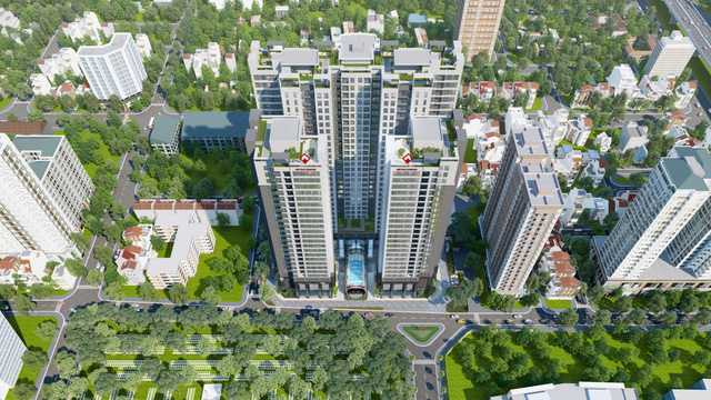 chung cư pd green park số 1 trần thủ độ