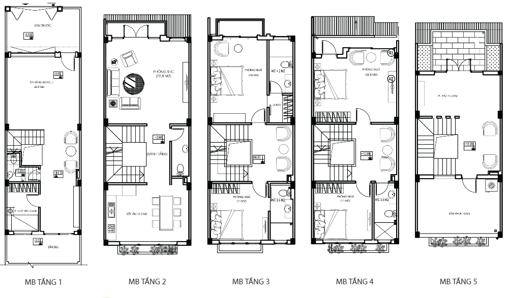 liền kề minori village diện tích 60 m2