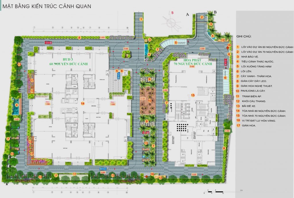 tiện ích chung cư hòa phát nguyễn đức cảnh