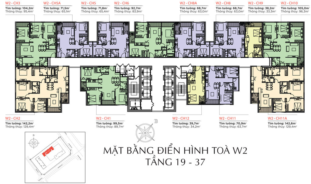 mặt bằng vinhomes west point tòa w2