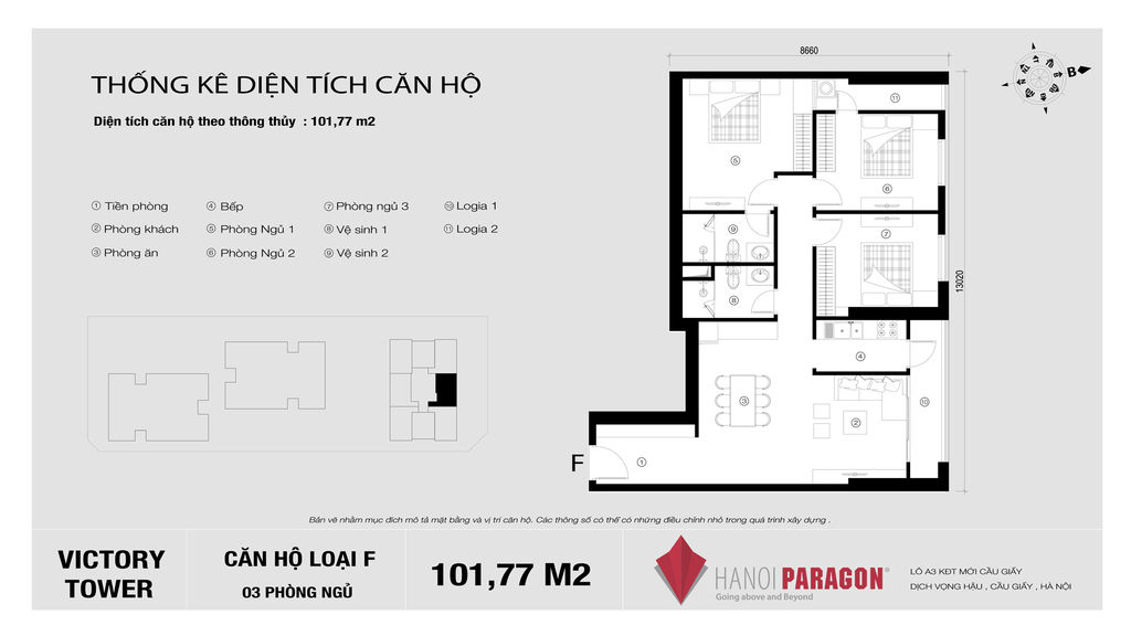 mặt bằng hà nội paragon tòa c căn hộ f