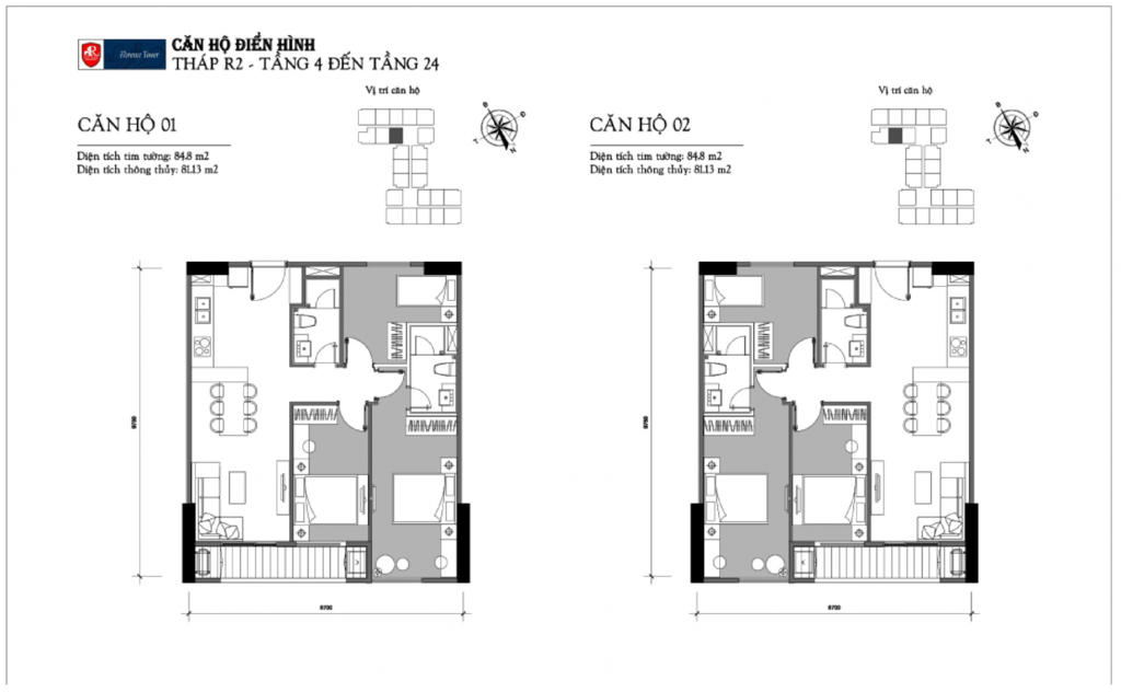 thiết kế căn hộ chung cư florence tower trần hữu dực tòa r2