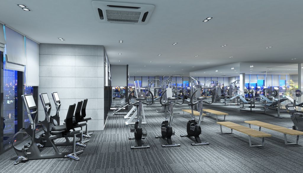 gym chung cư the luxury tower