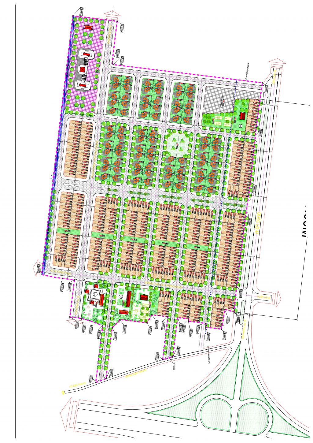 mặt bằng eco green city đông sơn