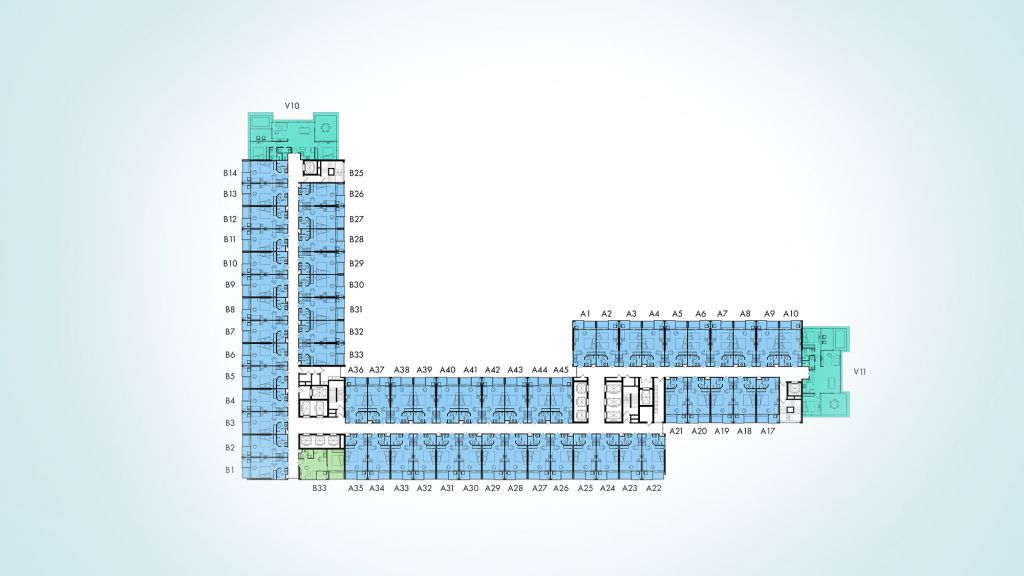 mặt bằng condotel wyndham lynn times thanh thủy tầng 30