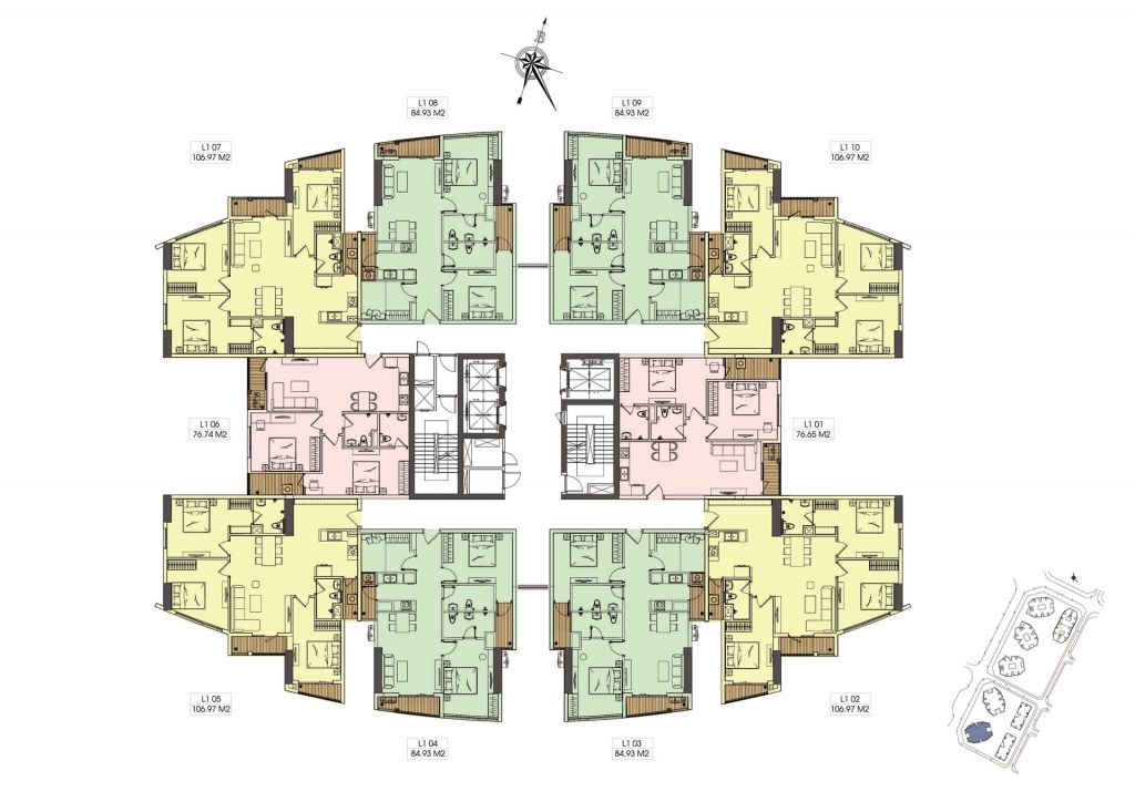 mặt bằng chung cư le grand jardin tòa g1