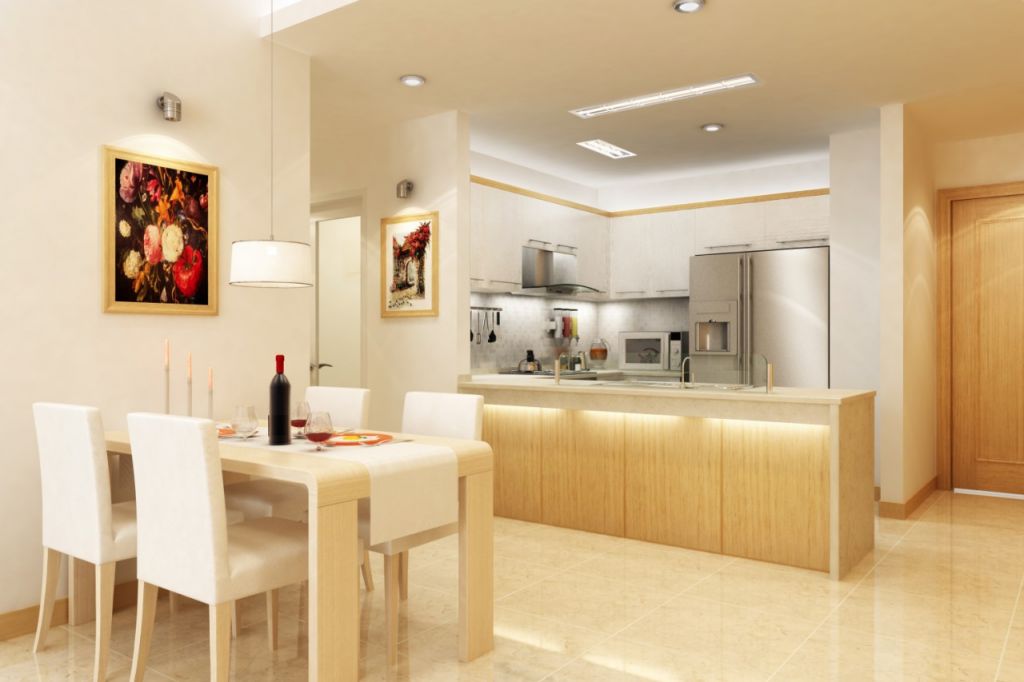 phòng bếp chung cư bid residence