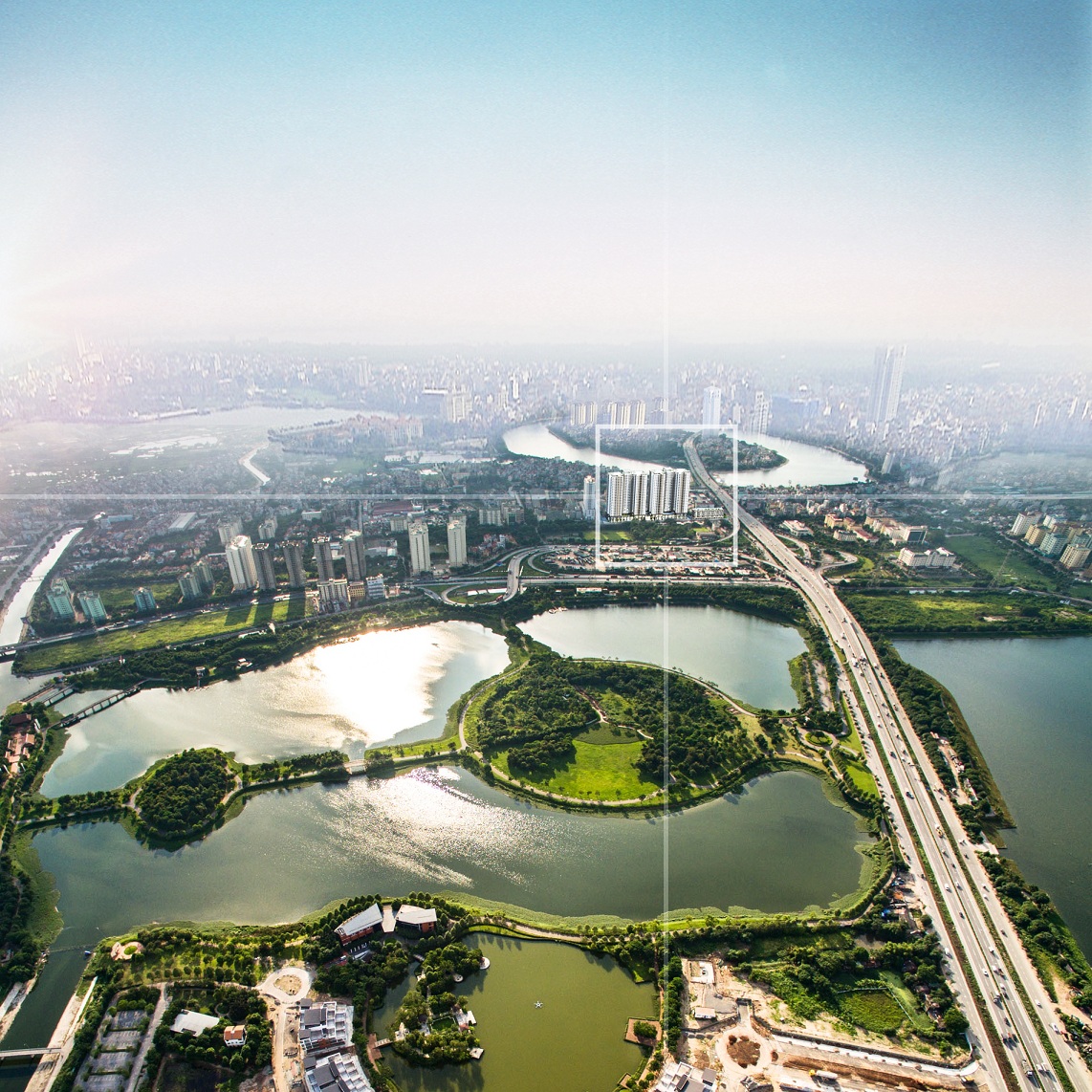 không gian quanh dự án phương đông green park