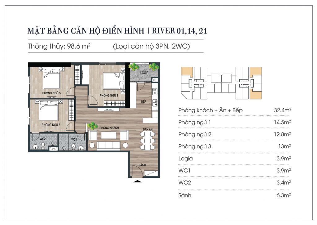 thiết kế chung cư euro river tower