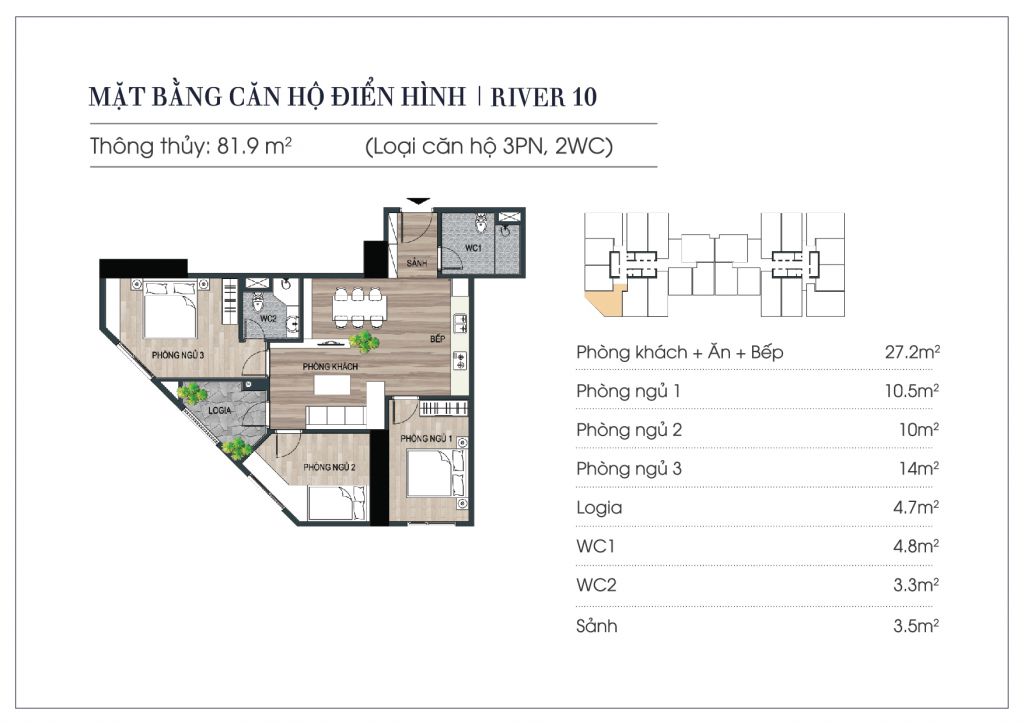 thiết kế chung cư euro river tower