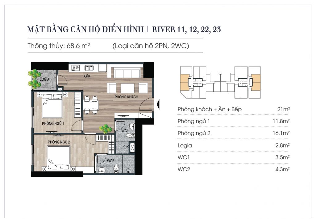 thiết kế chung cư euro river tower