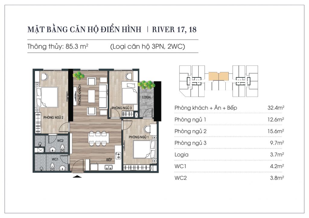 thiết kế chung cư euro river tower