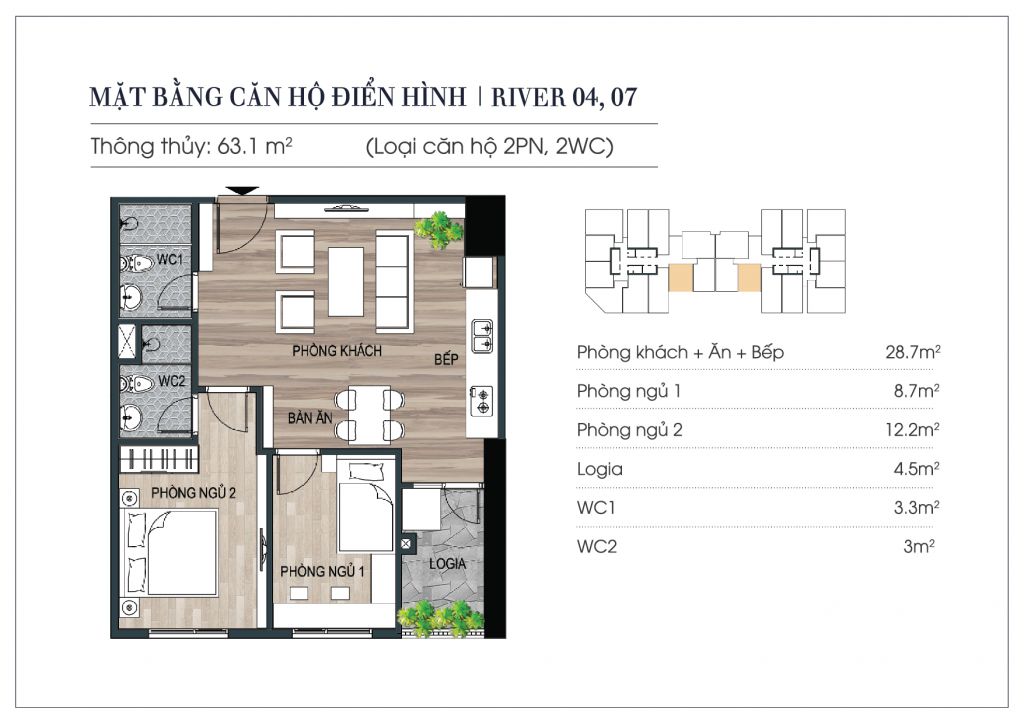 thiết kế chung cư euro river tower