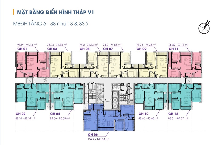 mặt bằng chung cư the terra an hưng tòa v1