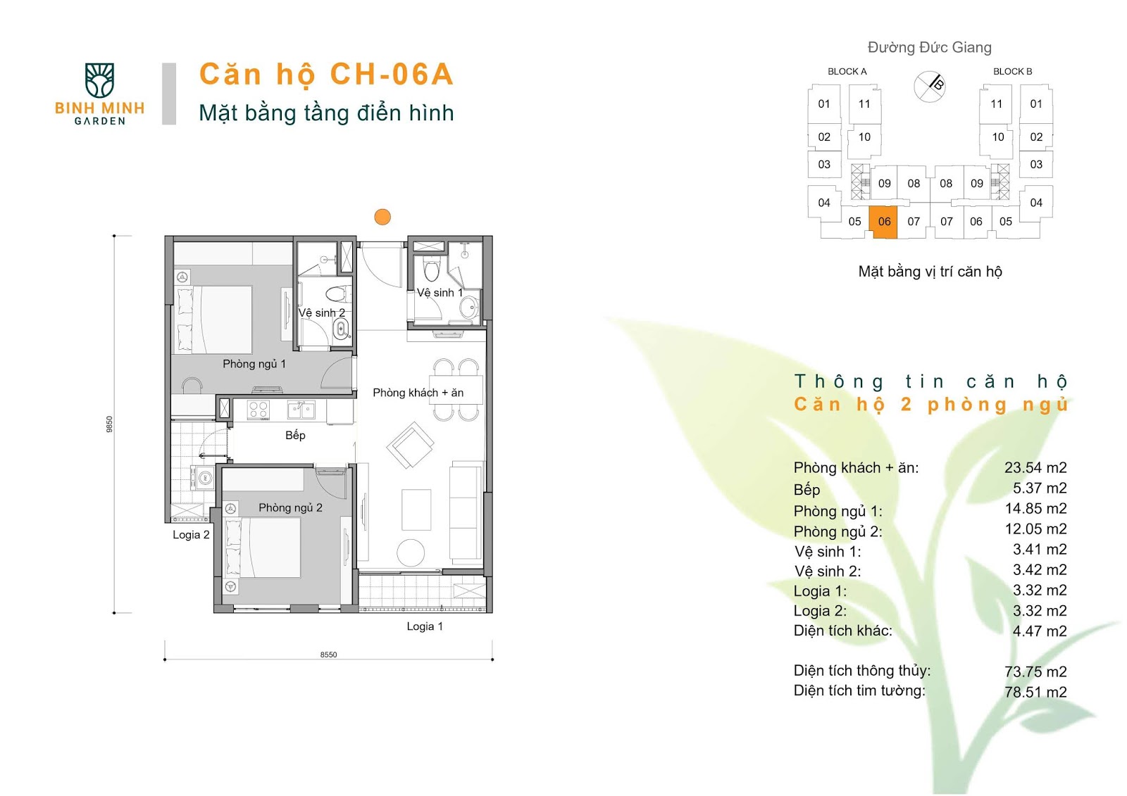 thiết kế căn hộ ch6