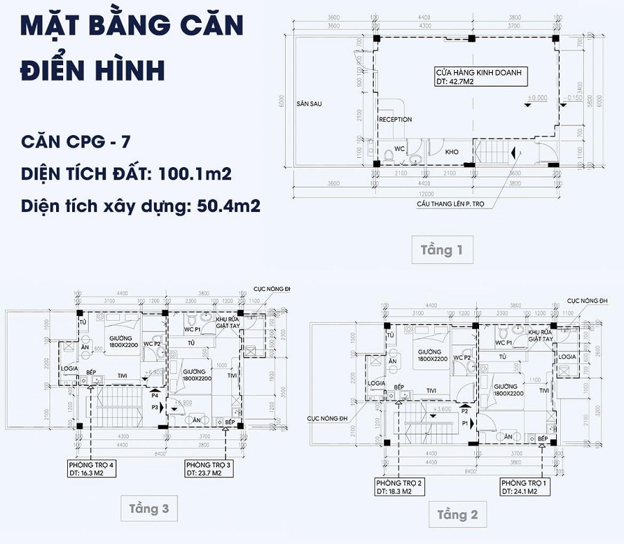 thiết kế shophouse apec điềm thụy 2