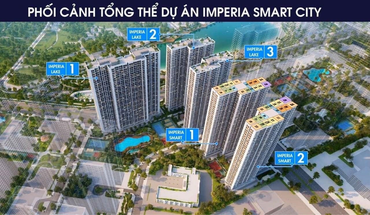 bố trí tòa imperia smart city