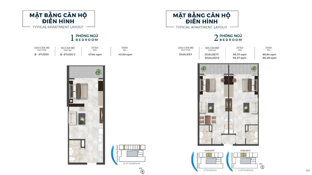 thiết kế chi tiết căn hộ lâu dài