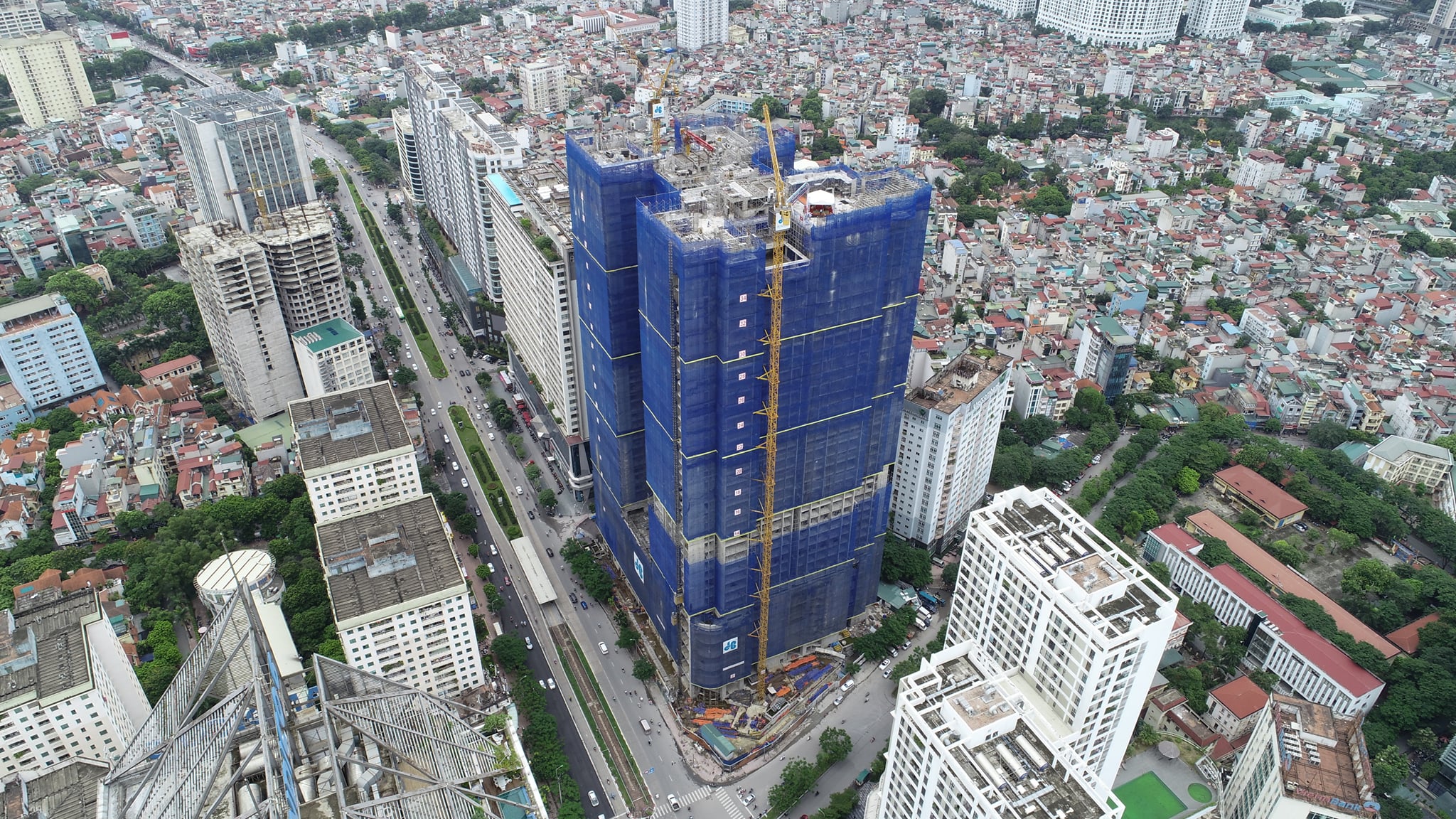 tiến độ xây dựng dự án brg park residence