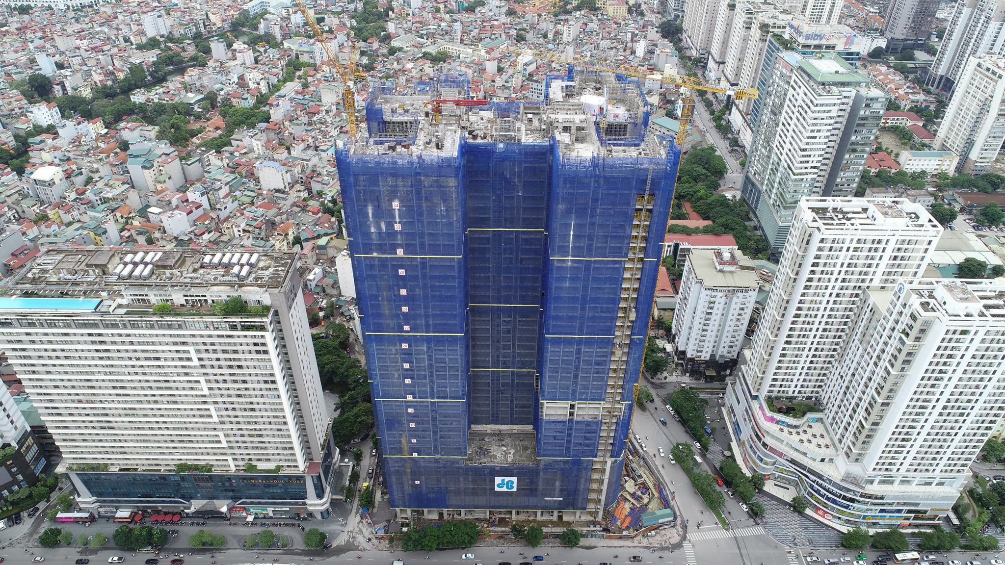 tiến độ thi công dự án brg park residence