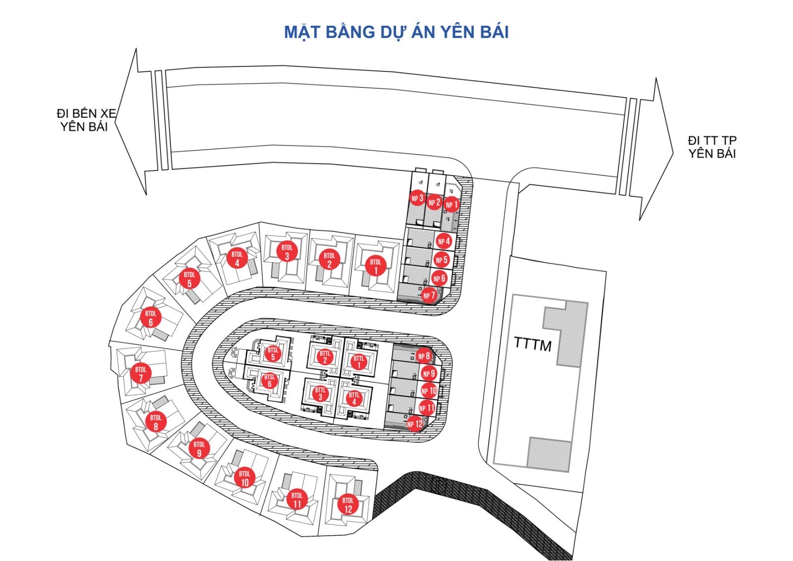 mặt bằng dự án mê linh plaza yên bái