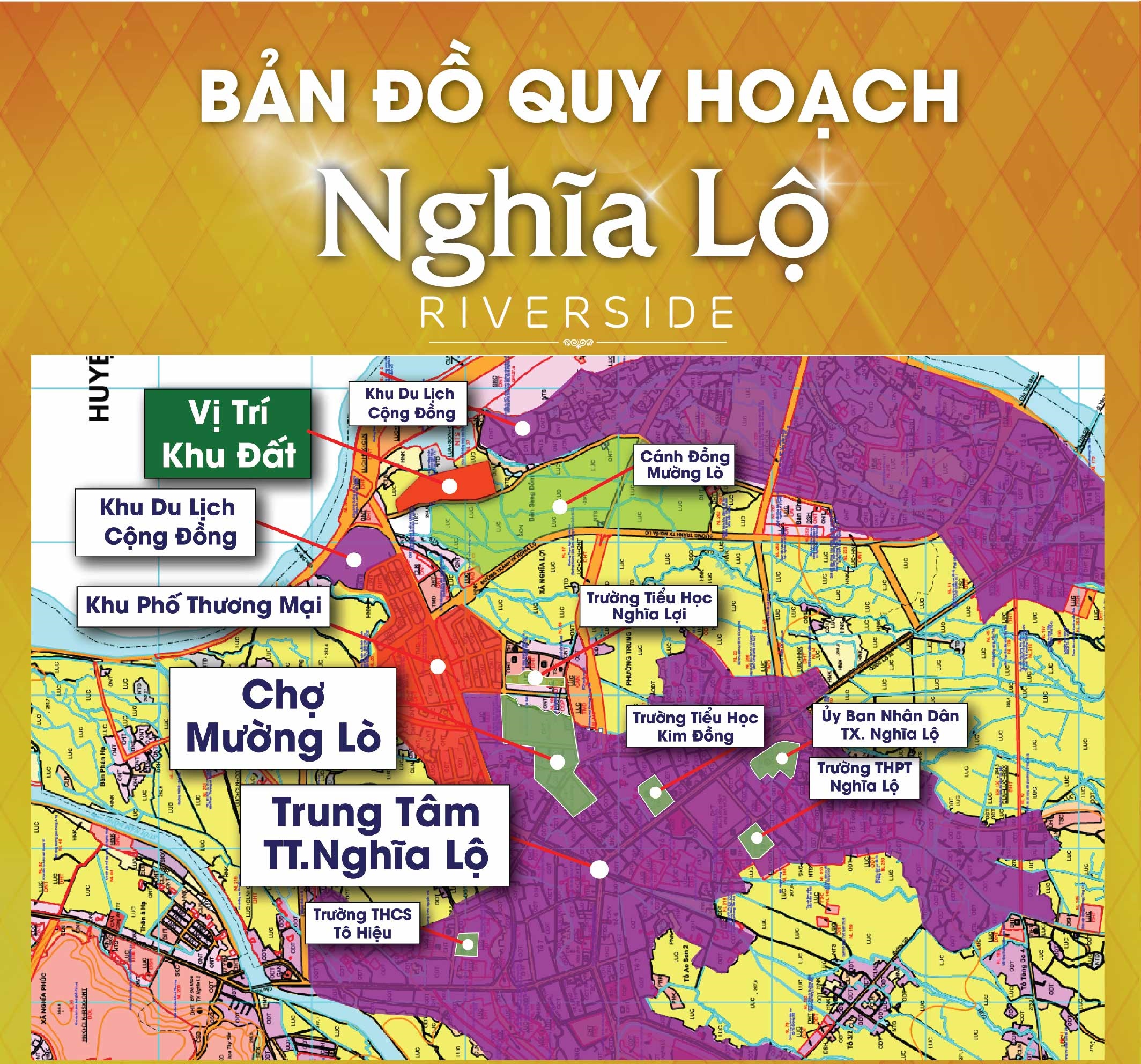 quy hoạch dự án nghĩa lộ riverside