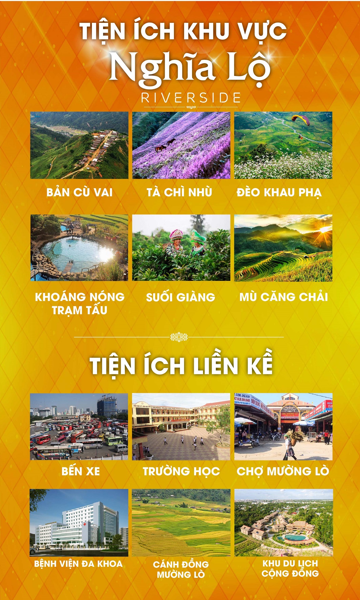 tiện ích dự án nghĩa lộ riverside yên bái