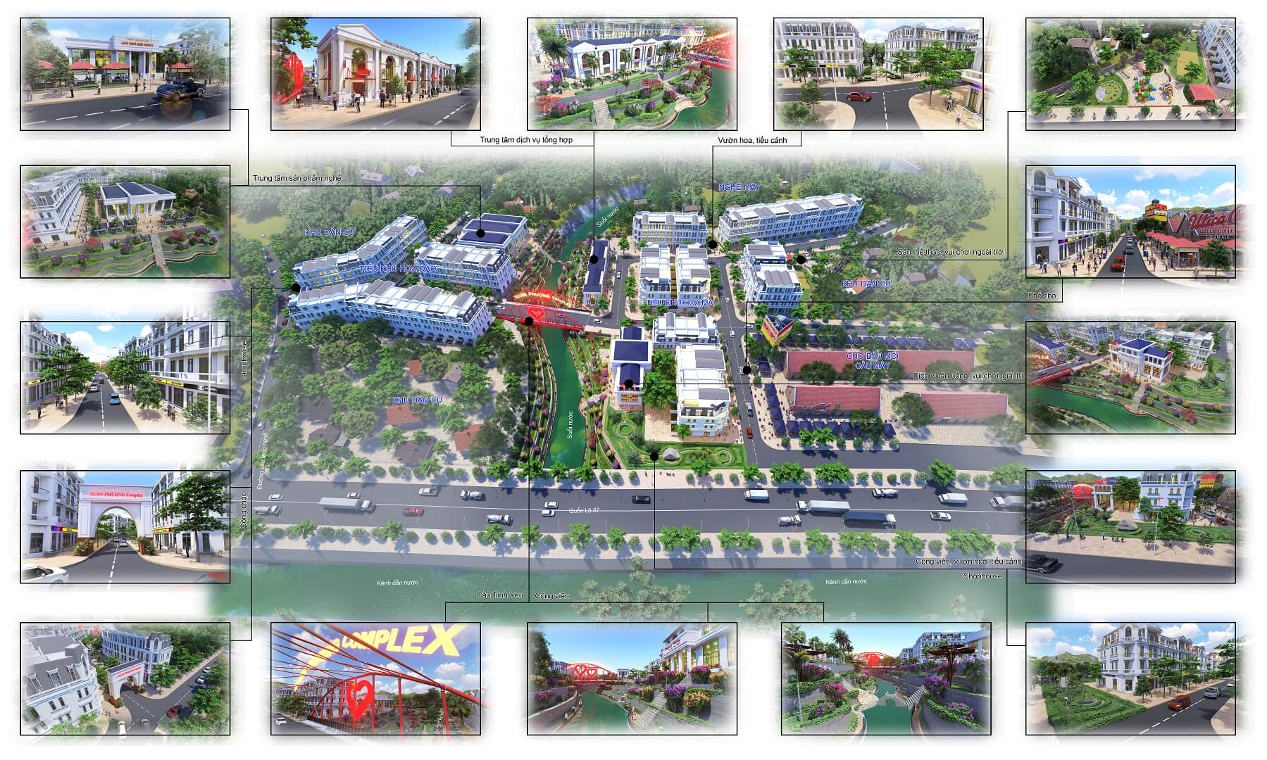 tiện ích dự án xuân phương complex phú bình thái nguyên