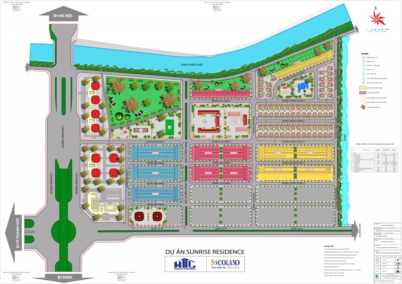 mặt bằng dự án sunrise residence quảng phú thanh hóa