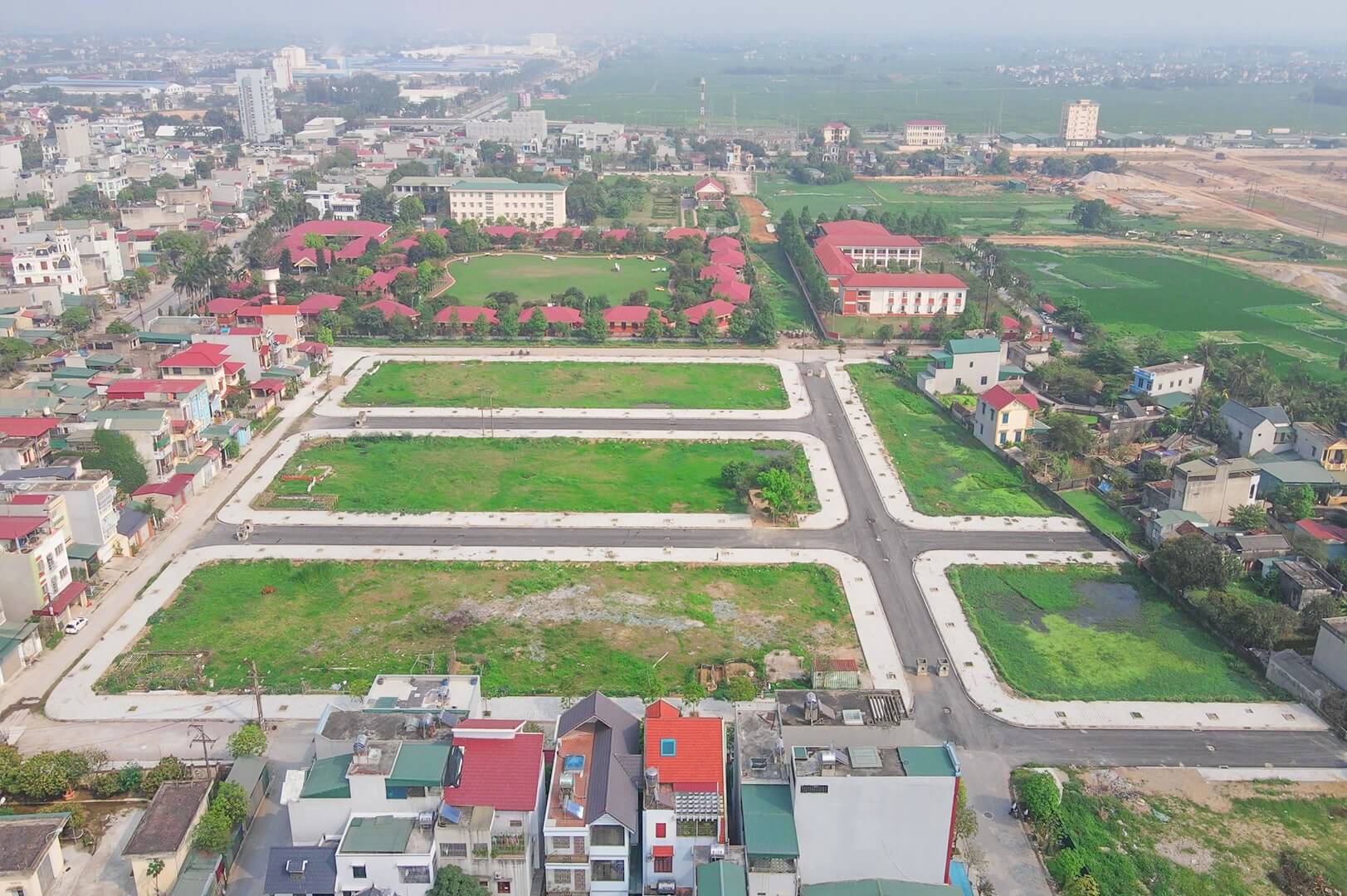 tiến độ dự án quảng hưng central point