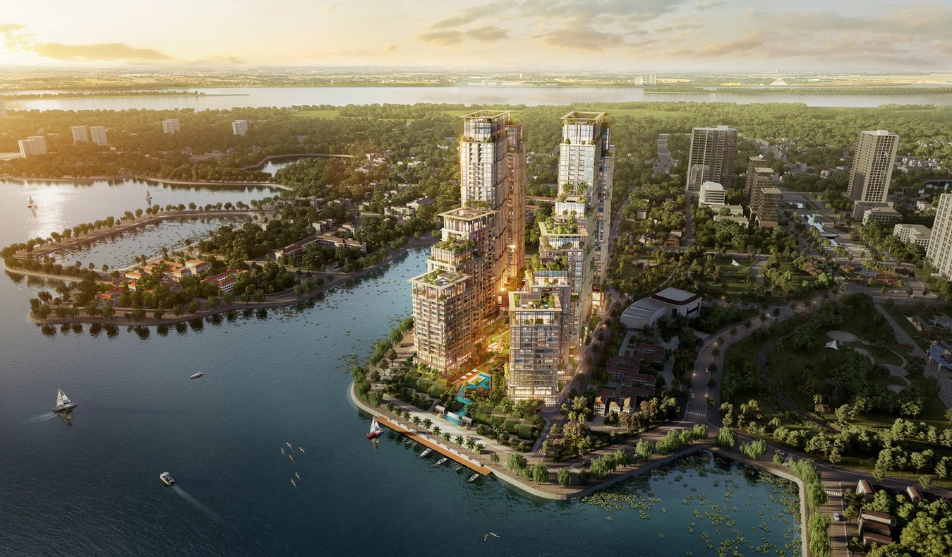 phối cảnh dự án sun grand city quảng an residence