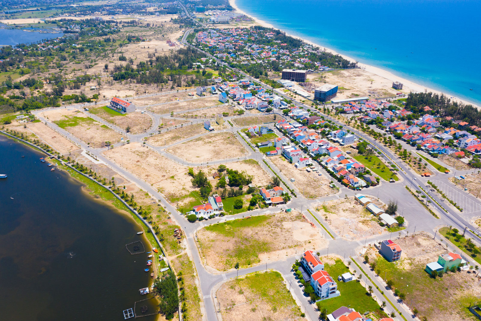 tiến độ thực tế trà quế riverside hội an