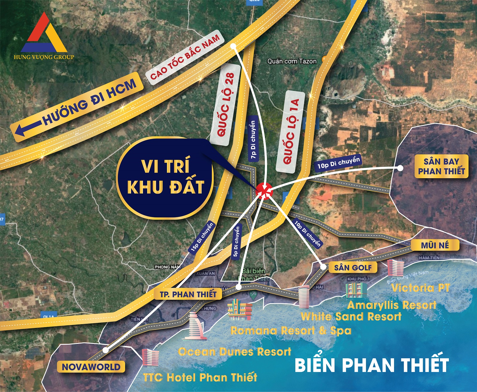 vị trí dự án nam an eco town phan thiết bình thuận