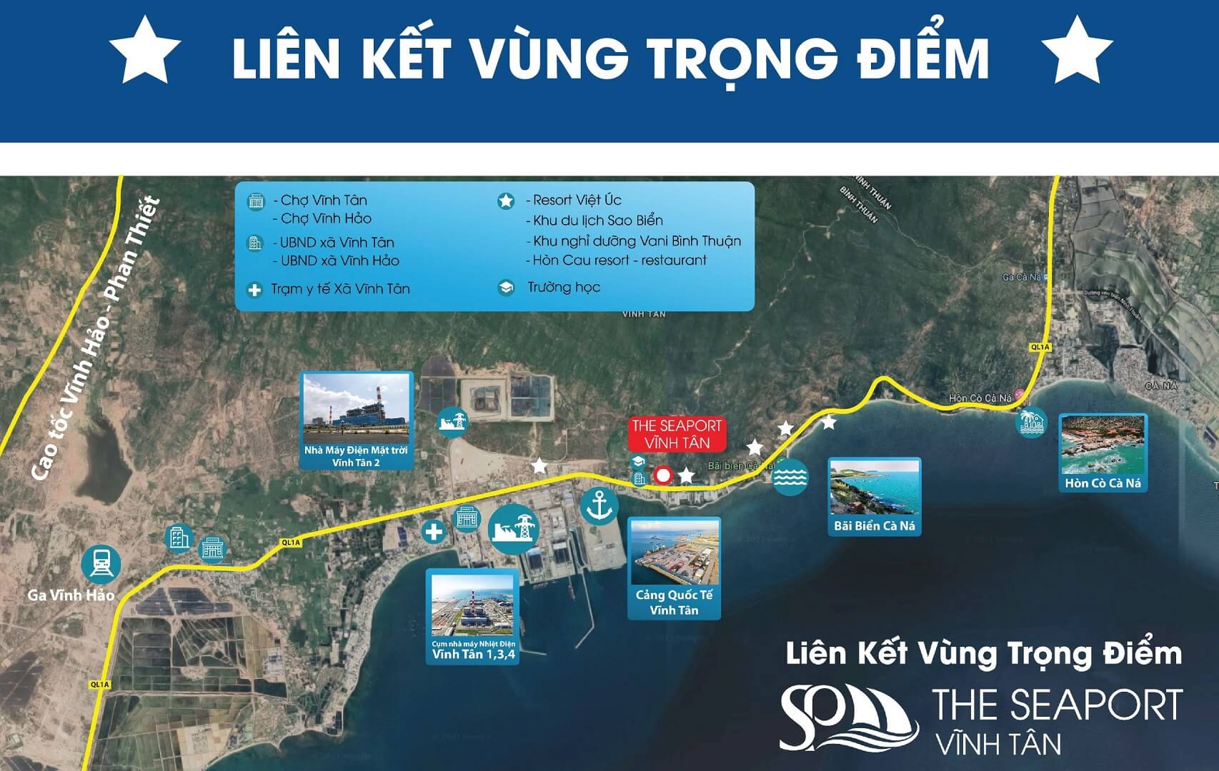 liên kết vùng dự án the seaport vĩnh tân bình thuận