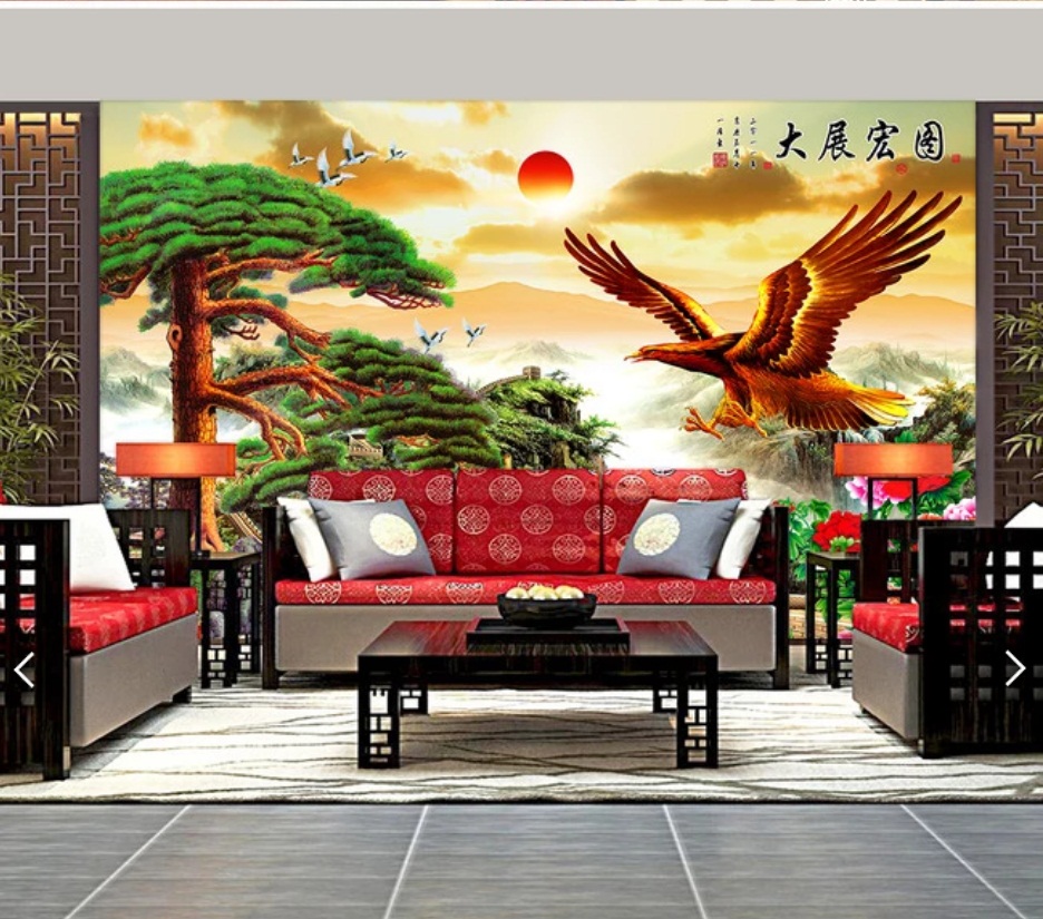 Tranh đại bàng tung cánh
